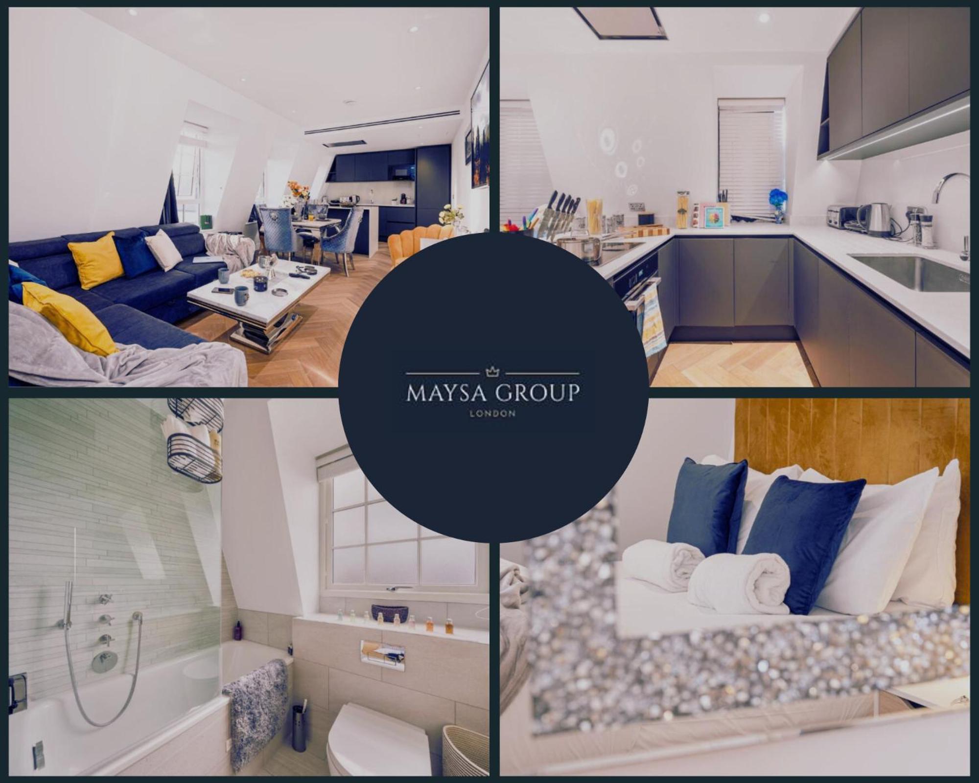 Stunning 1-Bedroom Penthouse In Marble Arch 72 Лондон Экстерьер фото